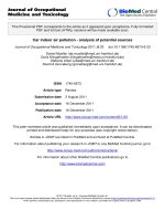 báo cáo hóa học: 