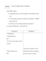 Tiết 163: ÔN TẬP VỀ PHÉP CỘNG VÀ PHÉP TRừ pdf