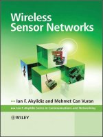 ..Wireless Sensor Networks.IAN F. AKYILDIZ SERIES IN COMMUNICATIONS AND NETWORKING Series Editor: docx