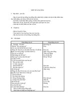 Giáo án mầm non : MỘT SỐ LOẠI HOA pdf