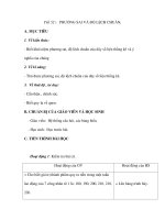 Tiết 52 : PHƯƠNG SAI VÀ ĐỘ LỆCH CHUẨN pptx