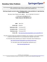 Báo cáo toán học: 