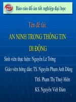 an ninh trong thông tin di động