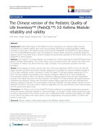 báo cáo hóa học: 