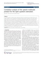 Báo cáo hóa học: 