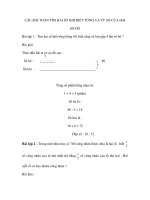 CÁC BÀI TOÁN TÌM HAI SỐ KHI BIẾT TỔNG VÀ TỶ SỐ CỦA HAI SỐ ĐÓ pot