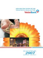 ngân hàng công thương việt nam vietnam bank for industry and trade báo cáo thường niên 2007