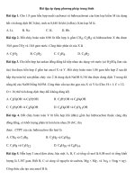 Bài tập áp dụng phương pháp trung bình potx