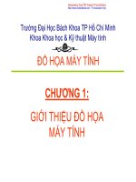 Đồ hoạ máy tính-Chương 1 docx