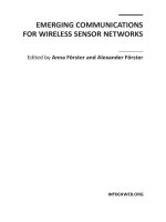Emerging Communications for Wireless Sensor Networks Part 1 pptx