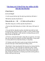 Vận dụng các lý thuyết dạy học nhằm cải tiến việc dạy học hóa học ppt