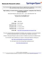 Báo cáo toán học: 