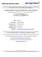 Báo cáo hóa học: 