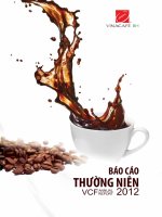 báo cáo thường niên vcf annual report 2012 VINACAFE BH