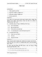Hoàn thiện quy trình xuất khẩu mặt hàng càng xe máy của Công ty TNHH Kyoei Việt Nam giai đoạn 2010 - 2018