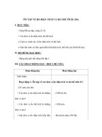 ÔN TẬP VỀ ĐO DIỆN TÍCH VÀ ĐO THỂ TÍCH (156) pptx