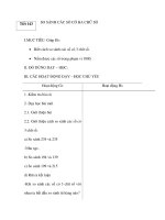 Tiết 143SO SÁNH CÁC SỐ CÓ BA CHỮ SỐ pptx