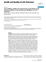 báo cáo hóa học: