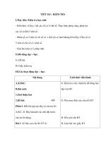 TIẾT 161: KIỂM TRA ppt