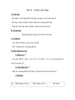 Tiết 39 LUYỆN TẬP (Tiếp) pdf