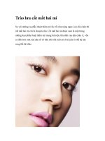 Trào lưu cắt mắt hai mí pot