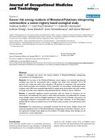 báo cáo hóa học: 