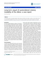 Cheng Journal of Orthopaedic Surgery and Research 2010, 5:5 pot