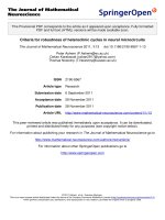 Báo cáo toán học: 