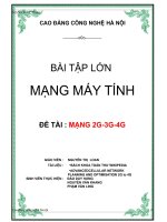 tìm hiểu mạng 2g 3g 4g
