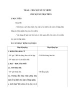 Tiết 68: CHIA MỘT SỐ TỰ NHIÊN CHO MỘT SỐ THẬP PHÂN ppt