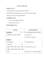 Tiết 126 : LUYỆN TẬP pptx