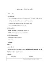 Tiết 87: THỰC HÀNH TÍNH TOÁN pot