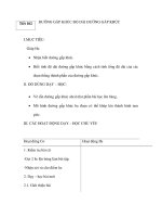 Tiết 102: ĐƯỜNG GẤP KHÚC ĐỘ DÀI ĐƯỜNG GẤP KHÚC pdf