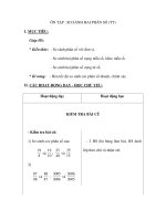 ÔN TẬP : SO SÁNH HAI PHÂN SỐ (TT) pot