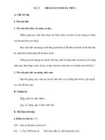 Tiết 33 KHẢO SÁT HÀM ĐA THỨC ppt