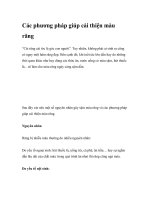 Các phương pháp giúp cải thiện màu răng potx