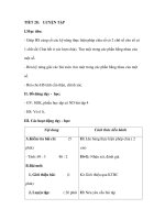 TIẾT 28: LUYỆN TẬP ppt