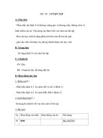 Tiết 50 LUYỆN TẬP ppt