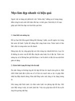 Mẹo làm đẹp nhanh và hiệu quả pdf
