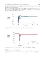 Wind Farm Impact in Power System and Alternatives to Improve the Integration Part 11 pptx