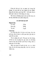 Thực đơn dinh dưỡng cho bà mẹ mang thai và sinh con part 8 ppt