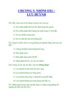 CHƯƠNG 5. NHÓM OXI – LƯU HUỲNH doc