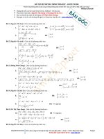 Tuyển tập hệ phương trình ôn thi đại học