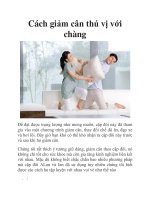 Cách giảm cân thú vị với chàng pdf
