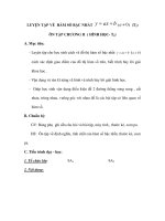LUYỆN TẬP VỀ HÀM SỐ BẬC NHẤT doc