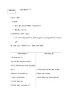 Tiết 118: MỘT PHẦN TƯ pot