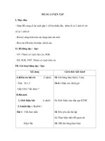 Tiết 34: LUYỆN TẬP potx