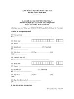MẪU BẢNG KÊ GIA HẠN NỘP THUẾ THU NHẬP DOANH NGHIỆP QUÝ I, II, III ĐÃ THỰC HIỆN NỘP NGÂN SÁCH NHÀ NƯỚC NĂM 2011 docx