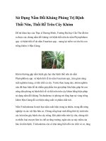 Sử Dụng Nấm Đối Kháng Phòng Trị Bệnh Thối Nõn, Thối Rễ Trên Cây Khóm doc