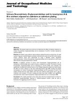 Báo cáo hóa học: 